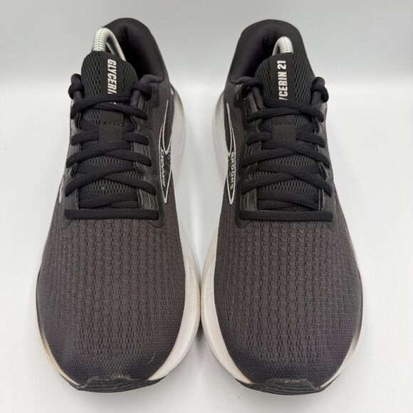 Brooks Glycerin 21 Men\'s Size 10.5 Black White Athletic Running Shoes‎ Sneakers main image 7